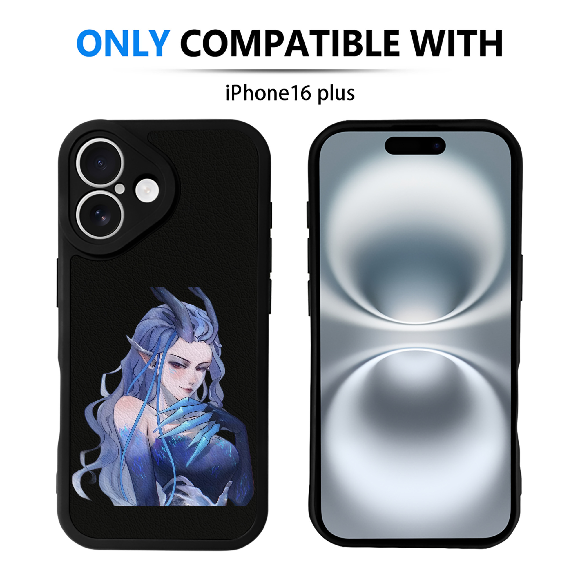 （画像用） Ne Zha 2 ナタ 魔童の大暴れ 【iPhone 16シリーズ対応】シリコンスマホケース（レザー調） 材質：シリコン